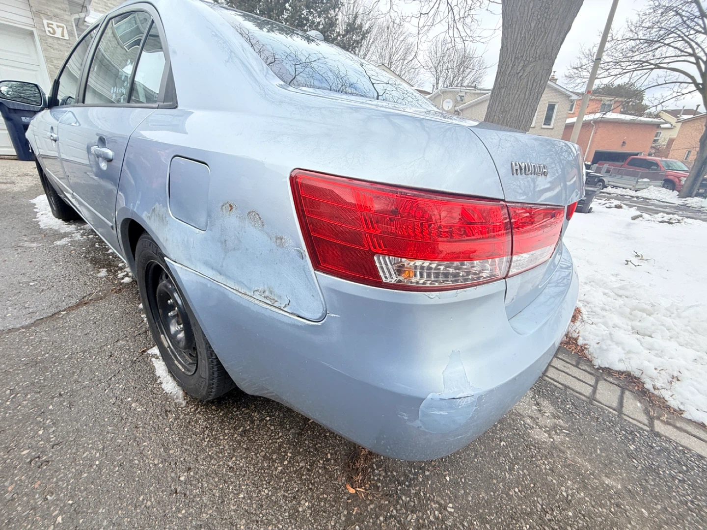 Light Blue Hyundai Sonata Sedan - photo 4