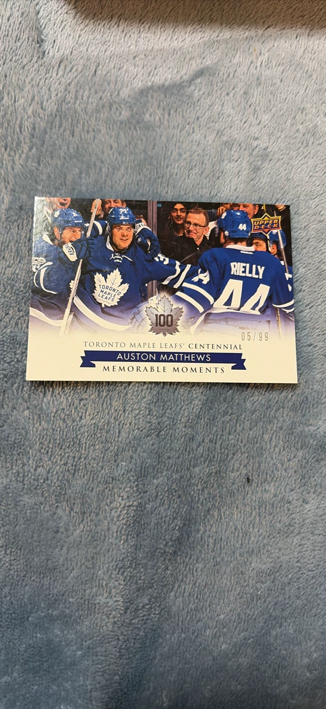 Upper Deck Auston Matthews Toronto Maple Leafs