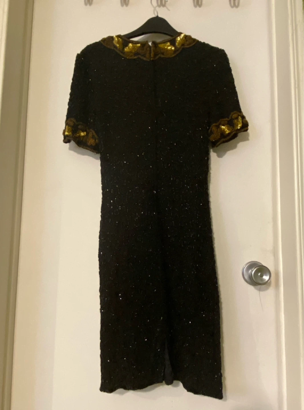 Vintage silk beaded dress - photo 2