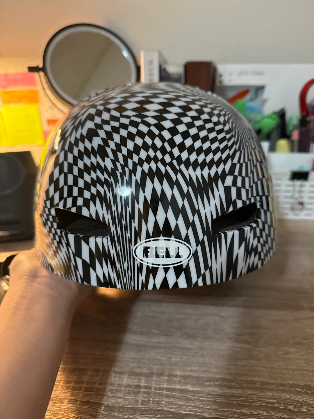 Bell Bike Helmet - Checkerboard Design - photo 3