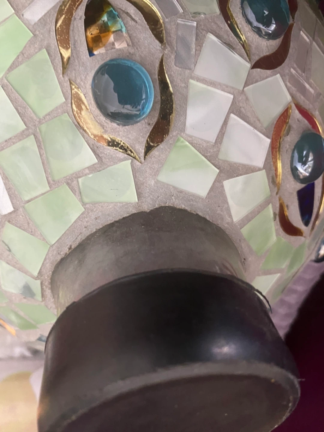 Mosaic Decorative Orb - Bird Design - photo 3