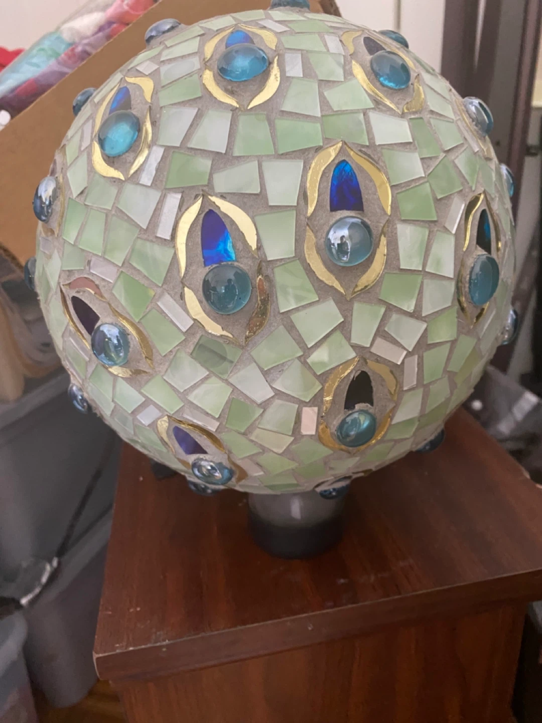 Mosaic Decorative Orb - Bird Design - photo 2