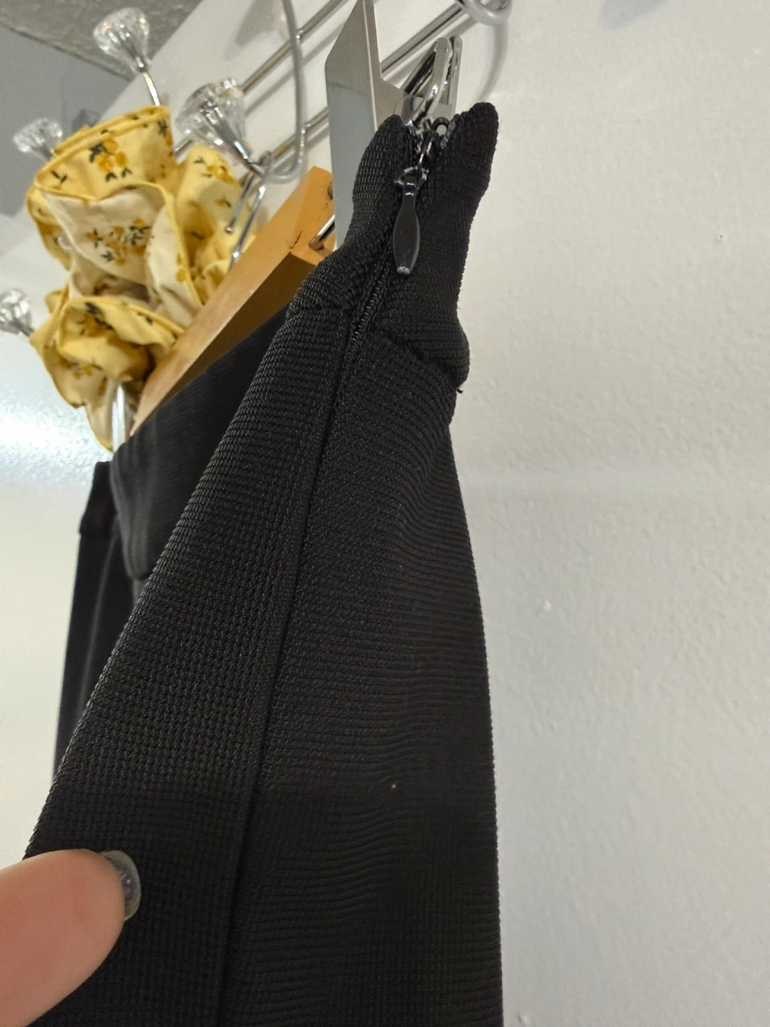 Sans Souci Black Split Hem Trousers - photo 4