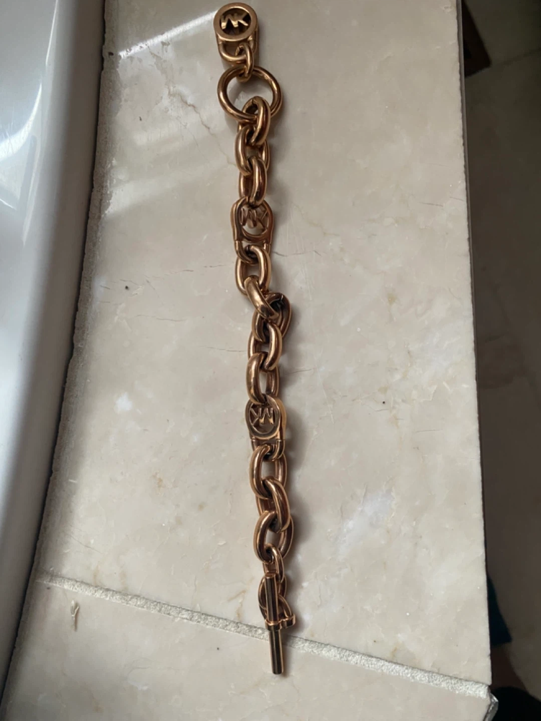 Michael Kors Rose Gold Tone Chain Bracelet - photo 3