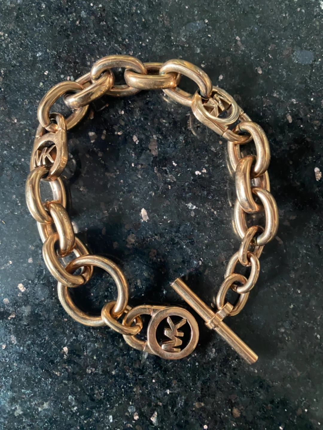 Michael Kors Rose Gold Tone Chain Bracelet