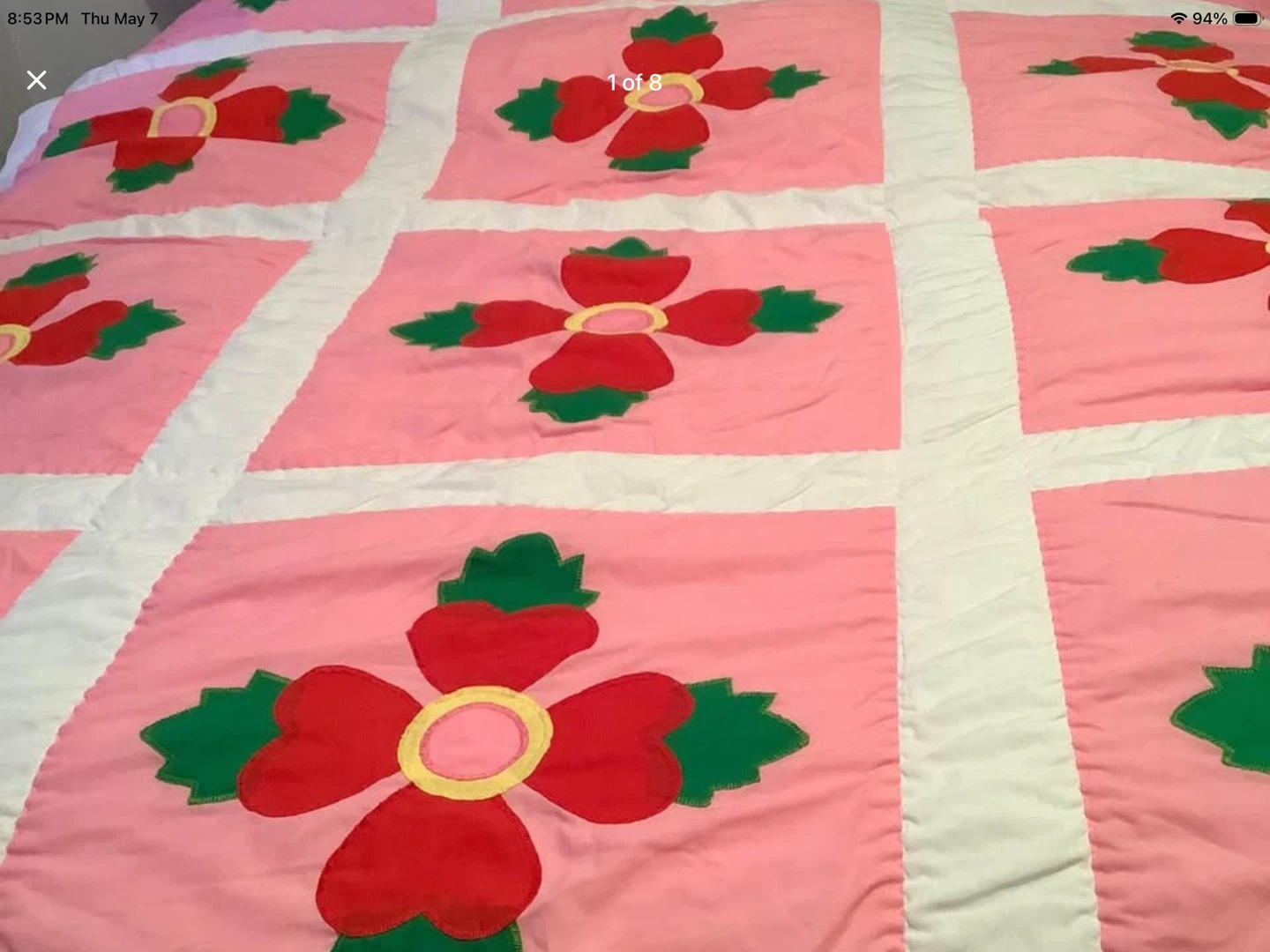 Vintage Hand Made Quilt from Newfoundland 🐞