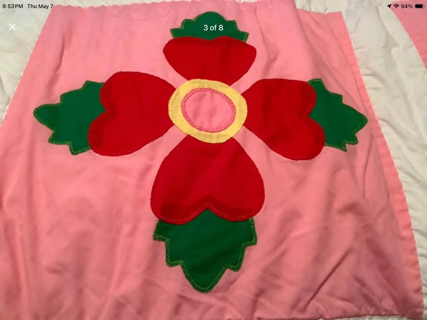 Vintage Hand Made Quilt from Newfoundland 🐞 - photo 3