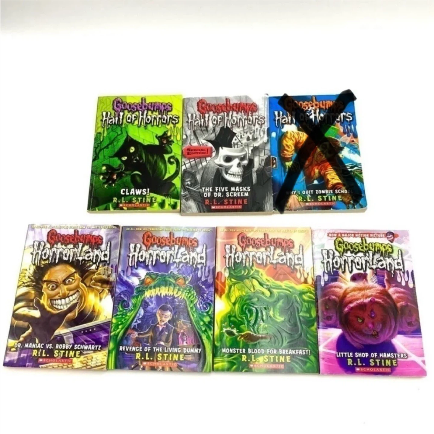 Goosebumps Books HorrorLand Hall of Horrors R.L. Stine
