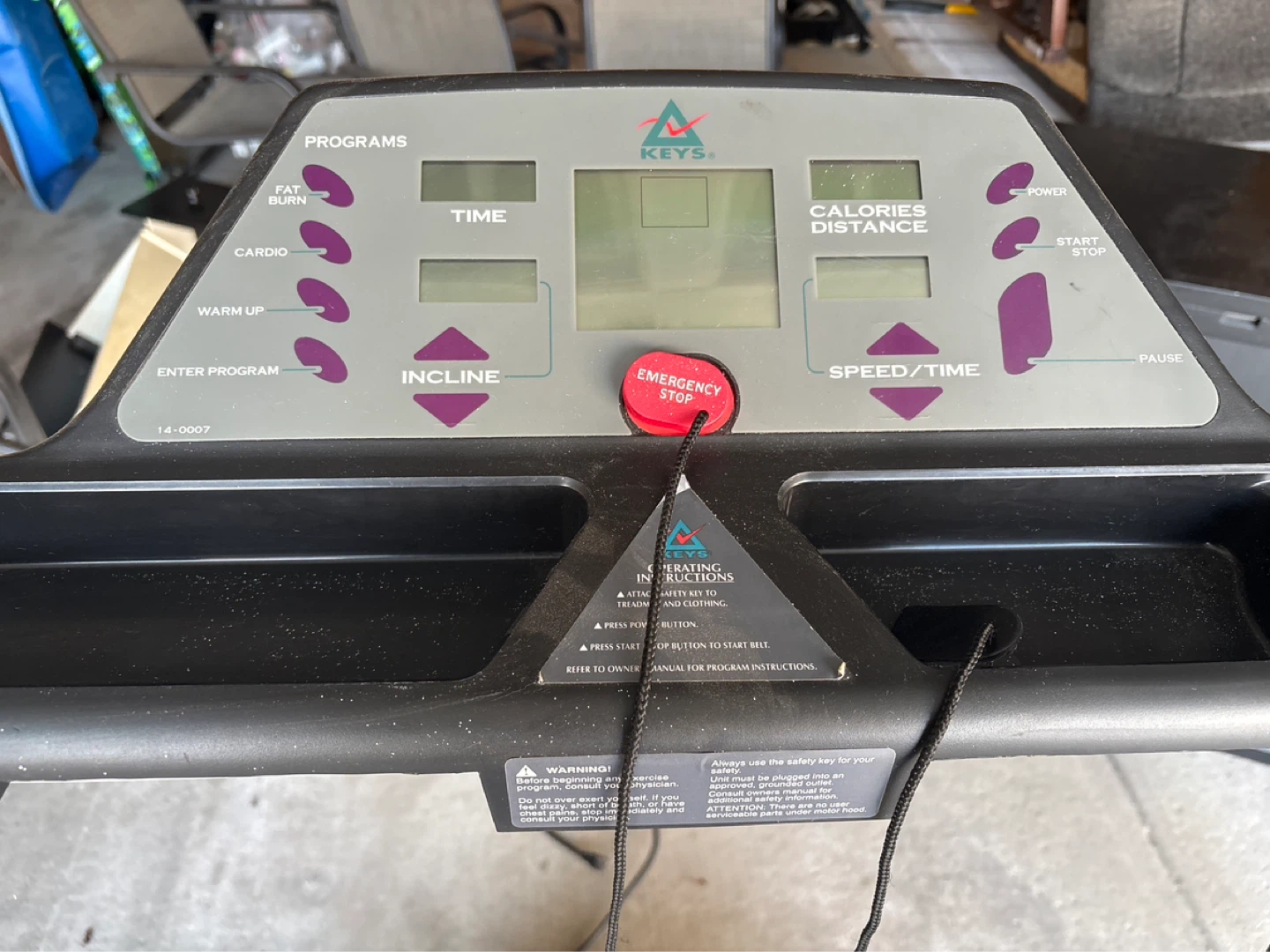 Keys Fitness Treadmill - photo 3