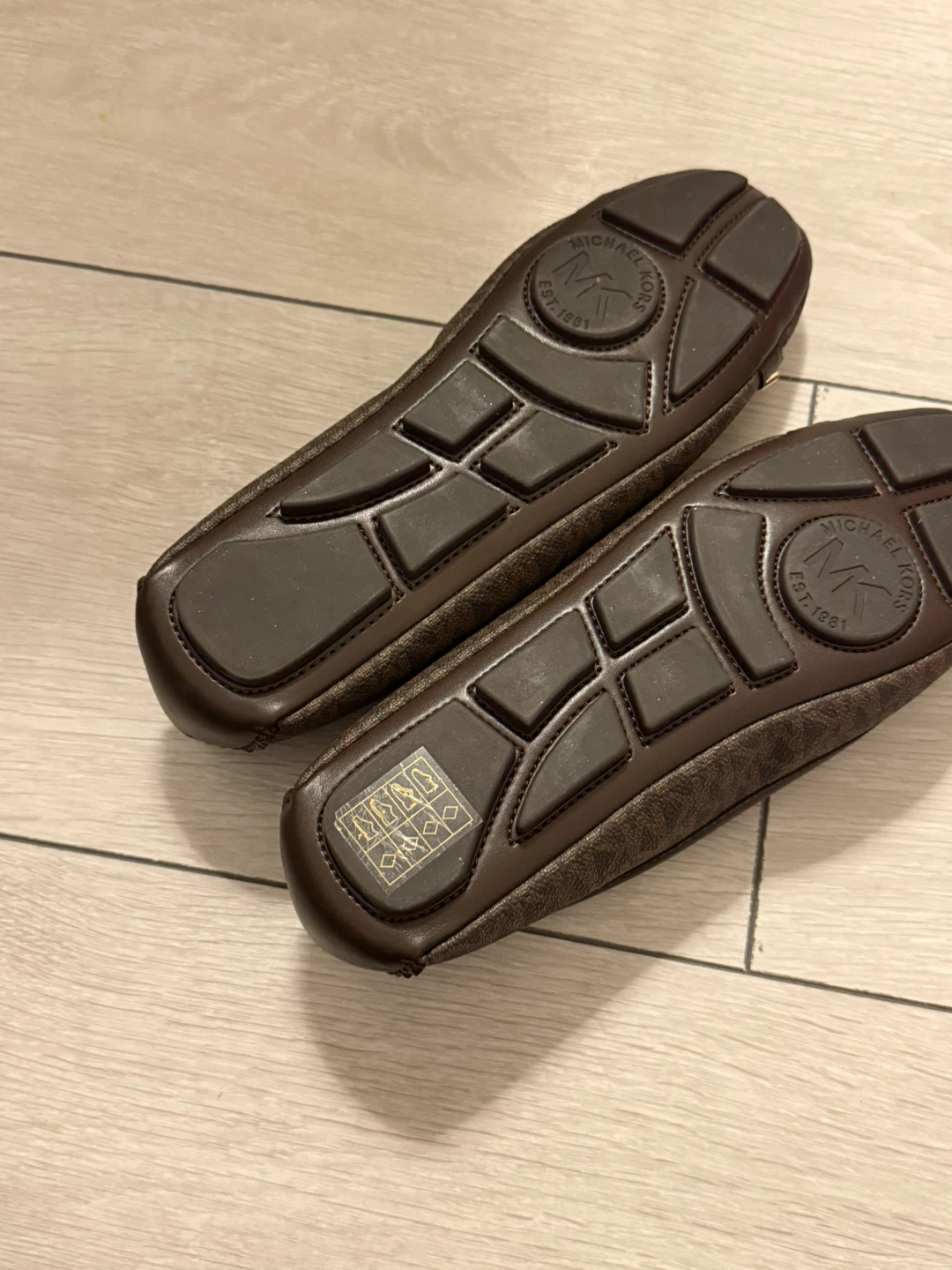 Michael Kors Brown Monogram Loafers - photo 3