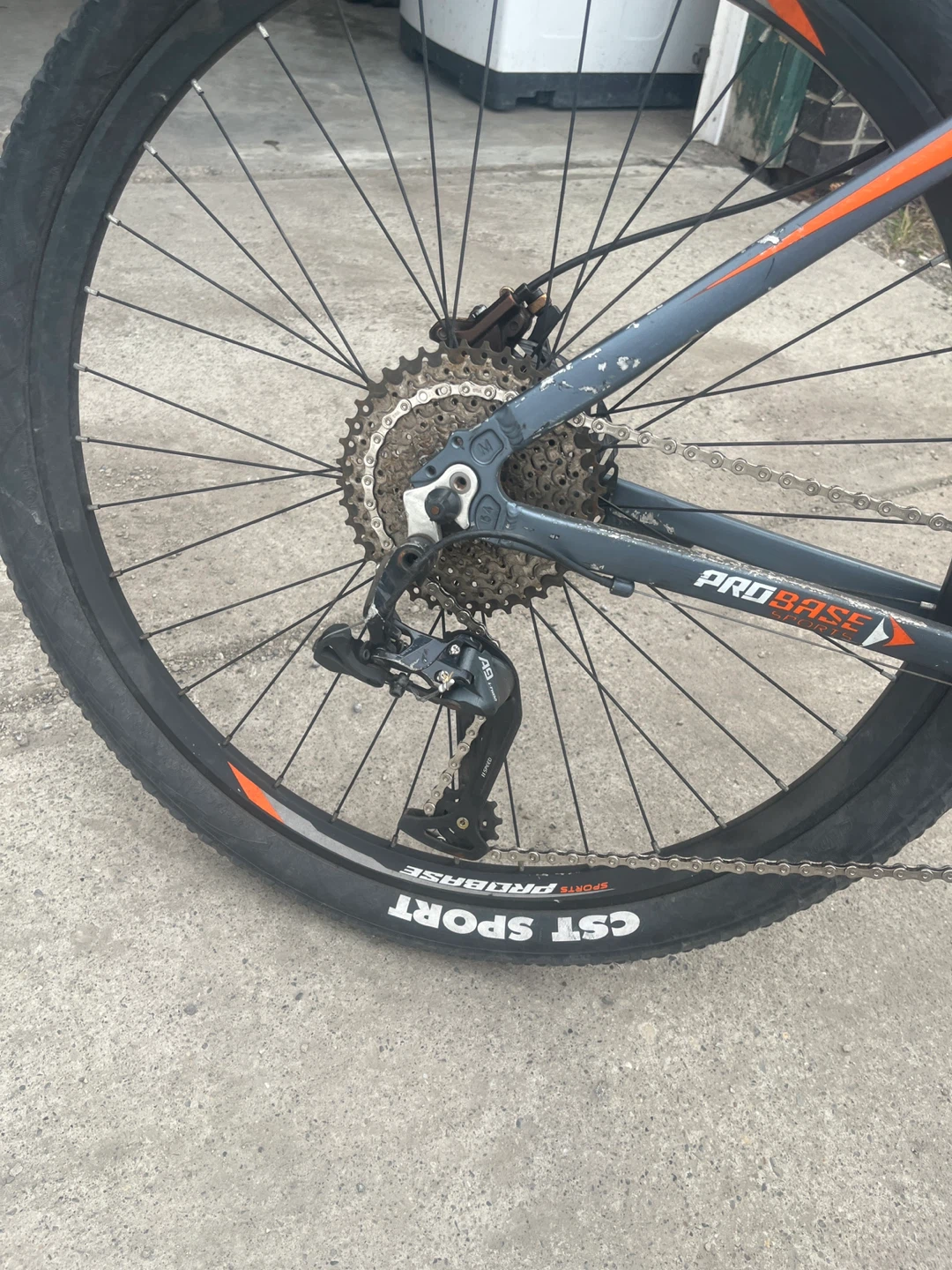 Pro-Base Sports Mountain Bike - Grey/Orange - photo 4