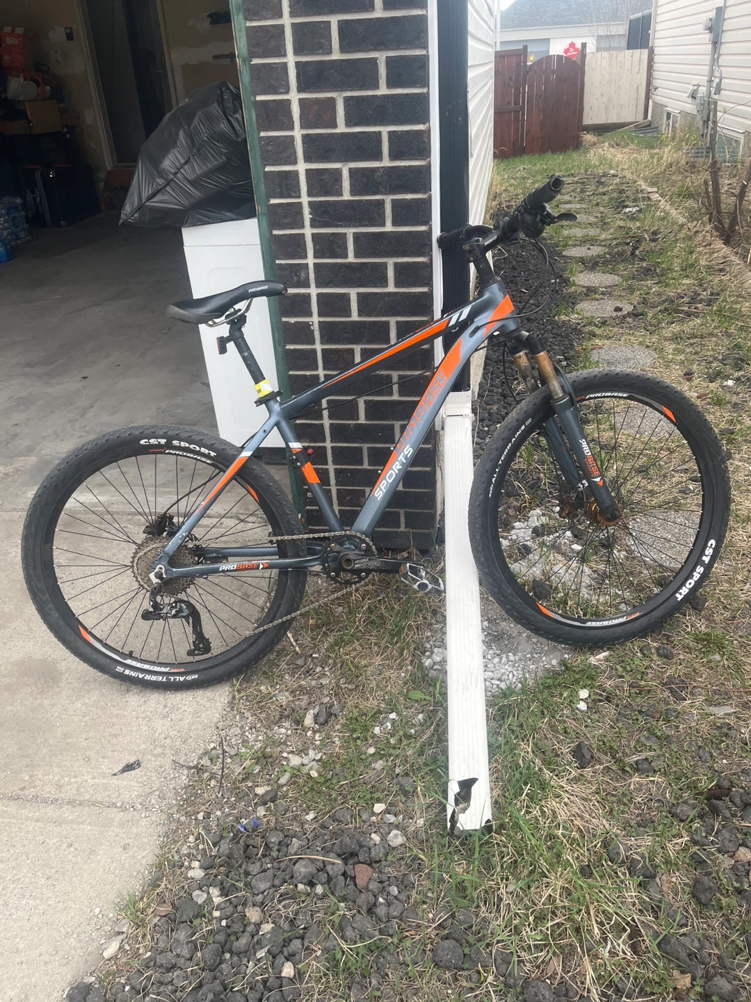 Pro-Base Sports Mountain Bike - Grey/Orange - photo 2