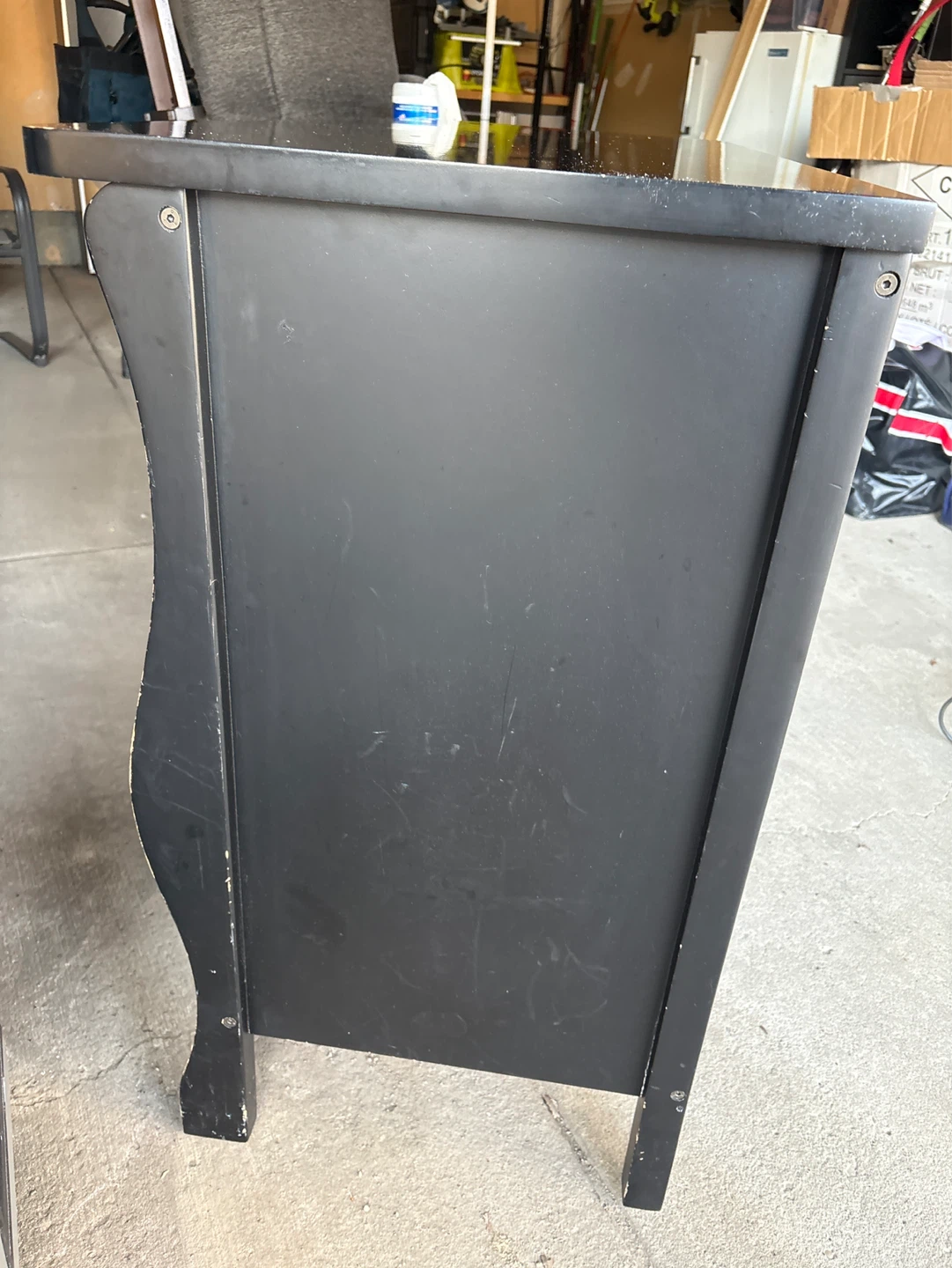 Black Dresser with 3 Drawers - photo 2