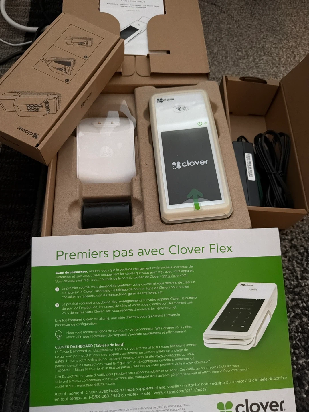 Clover Flex Payment Terminal with Accessories