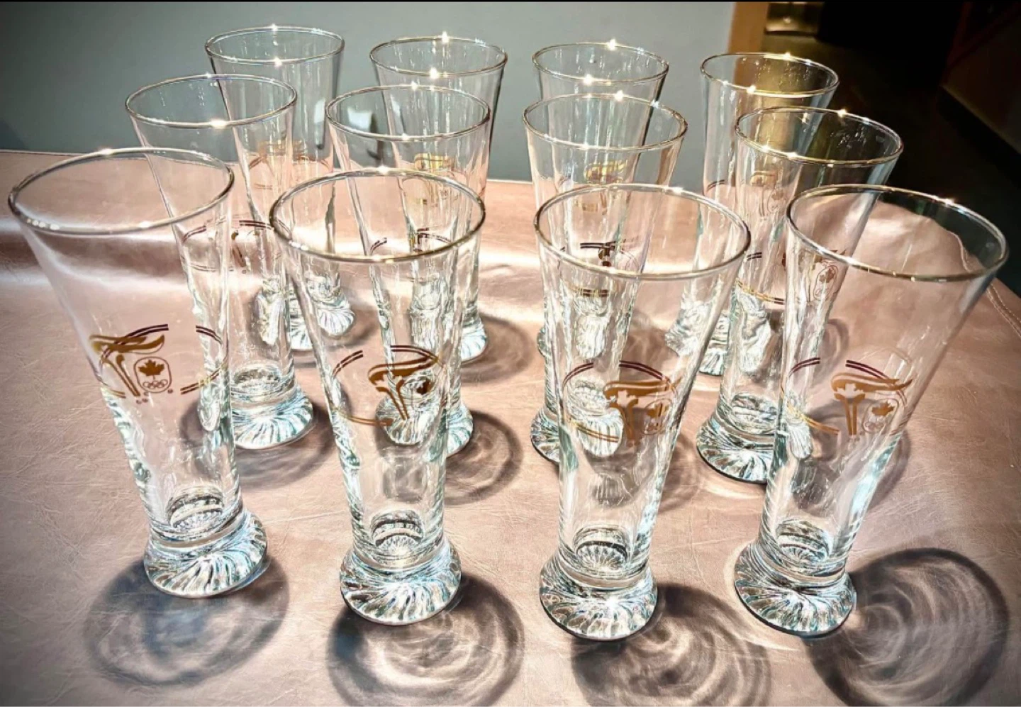 37 Vintage 1988 Calgary Olympics Glass Collection