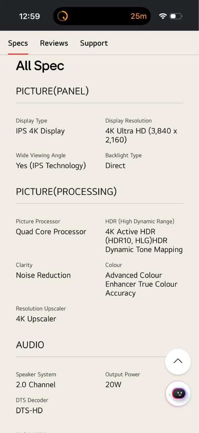 LG 49 inch 4K UHD HDR Smart TV - photo 5