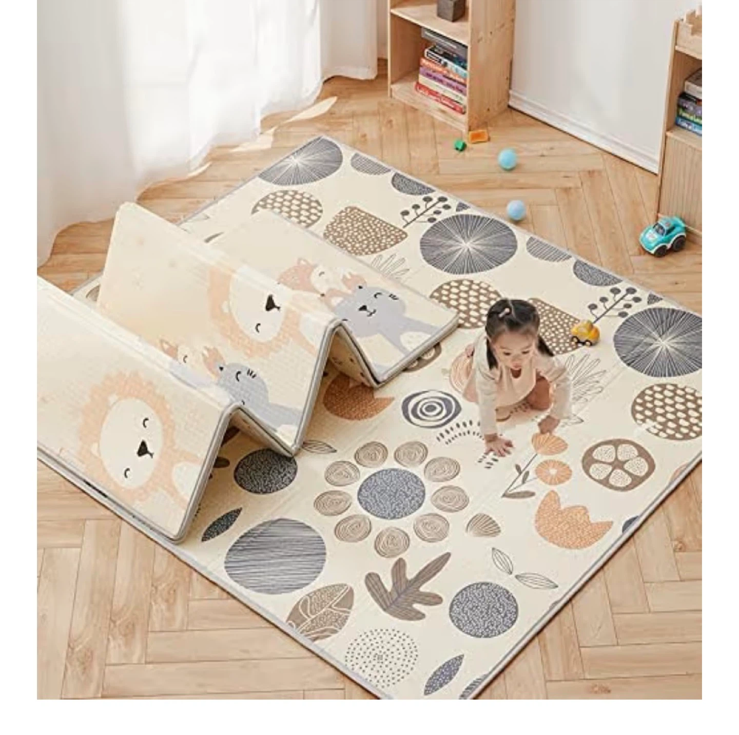 Play Mat - 71" x 59" - Under the Stars/Midnight Forest Themes