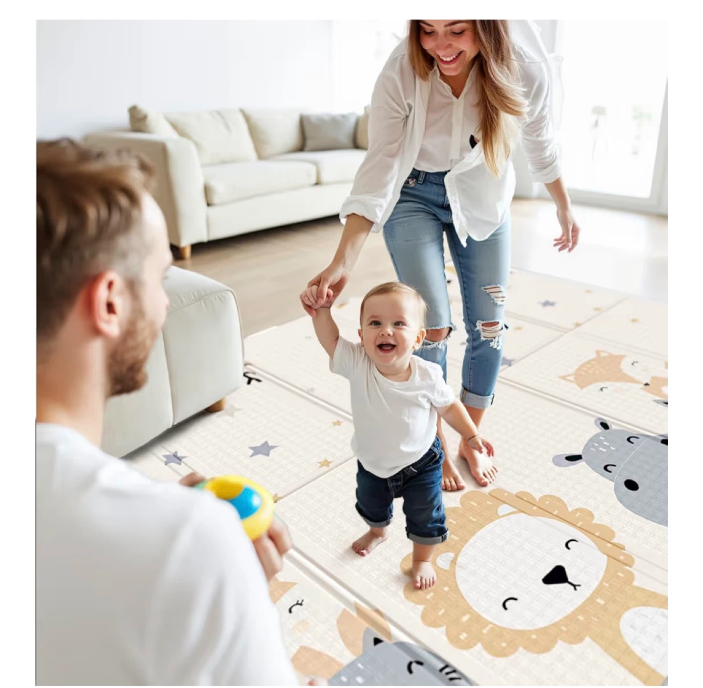 Play Mat - 71" x 59" - Under the Stars/Midnight Forest Themes - photo 3