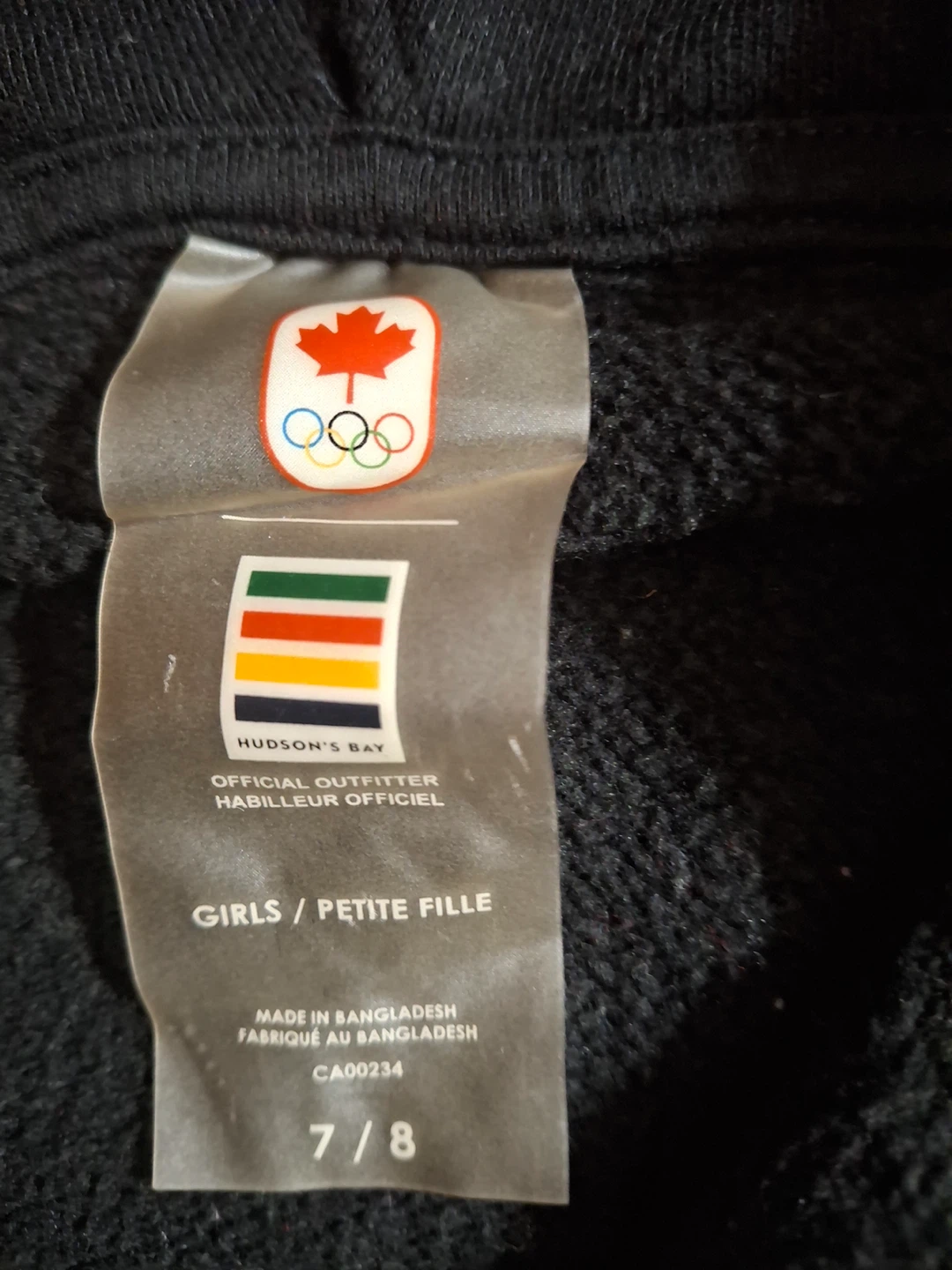 Kids Hudson's Bay Canada Olympic zip-up hoodie - photo 2