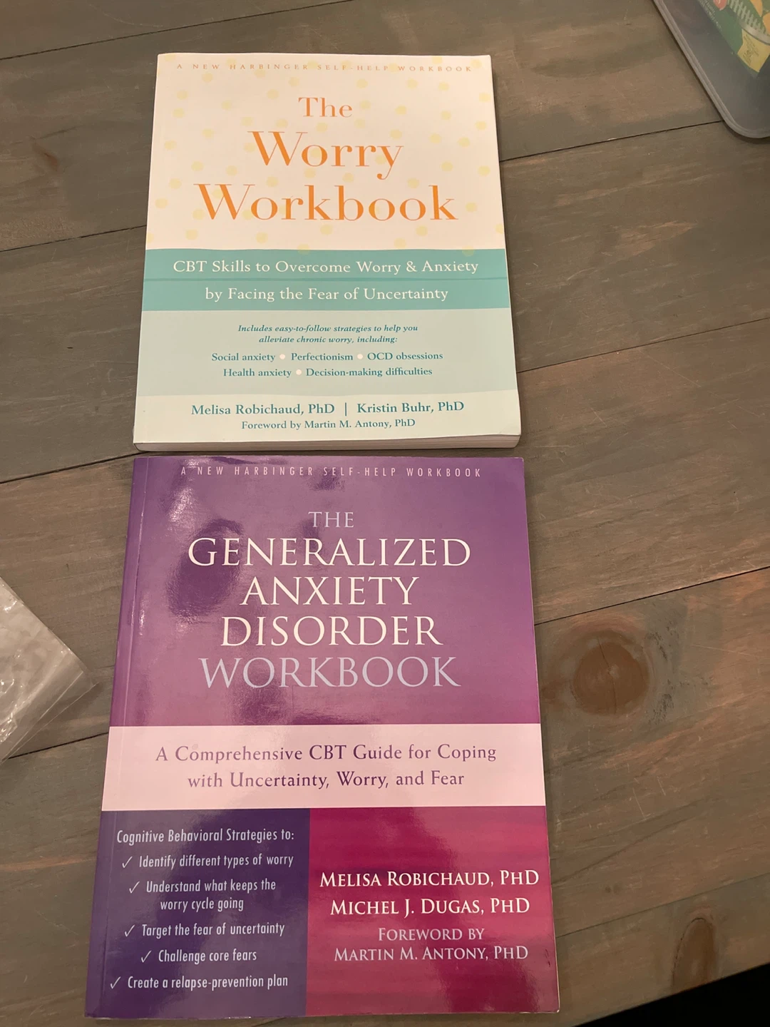 The Worry Workbook & Generalized Anxiety Disorder Workbook