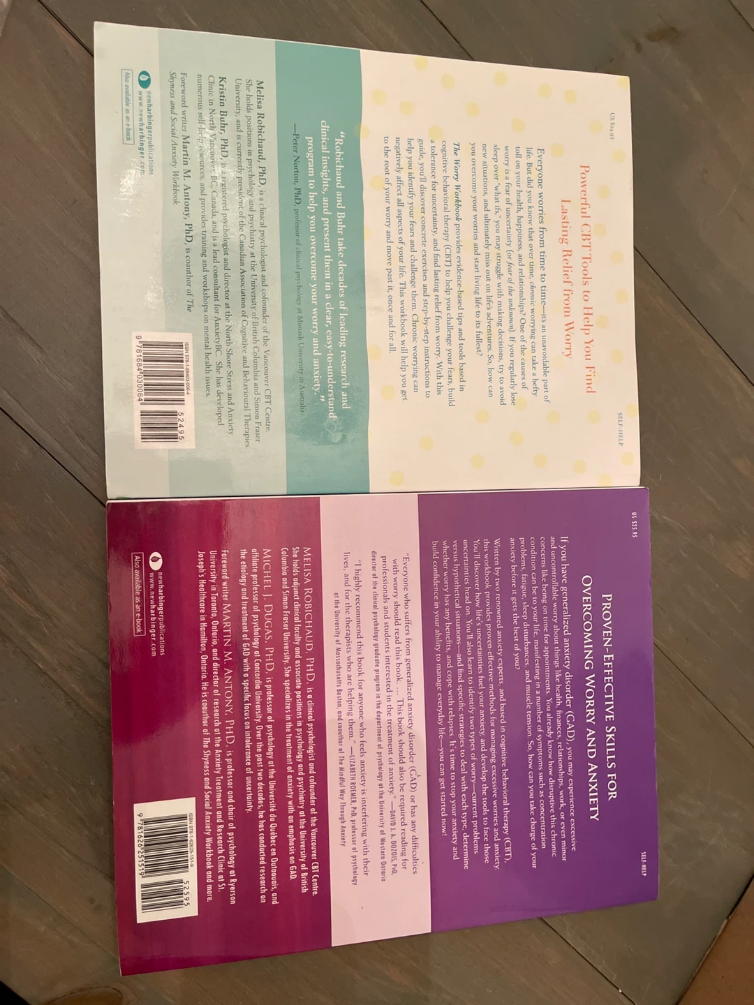 The Worry Workbook & Generalized Anxiety Disorder Workbook - photo 2