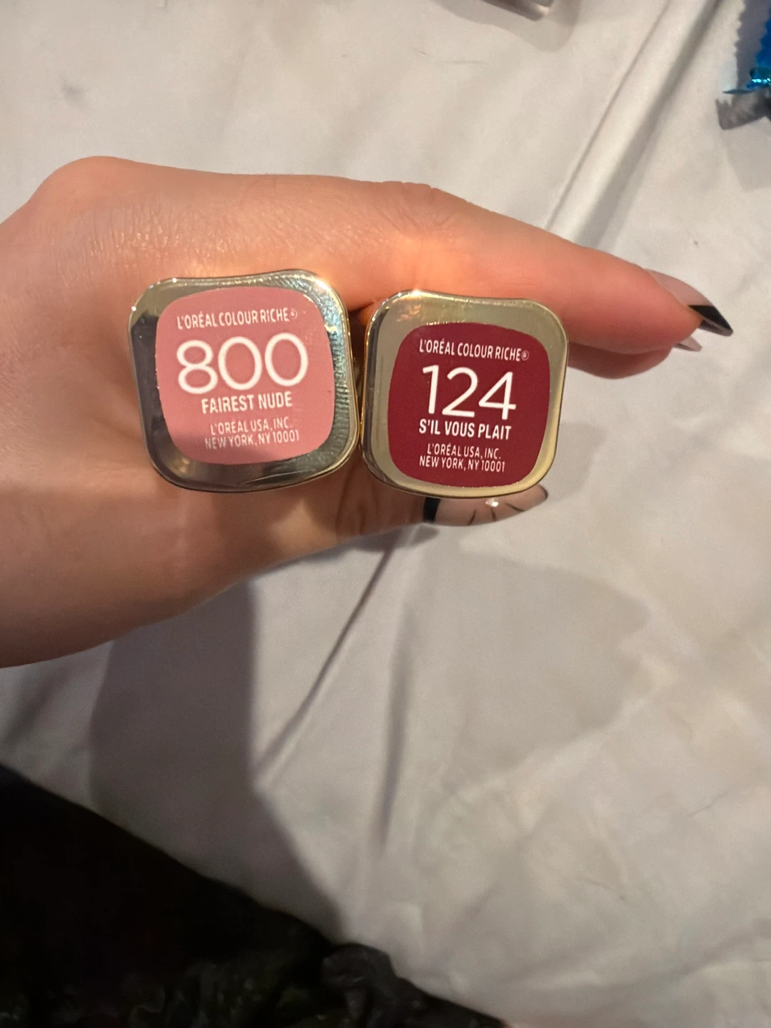 L'Oréal Colour Riche Lipstick Duo - Shades 800 & 124