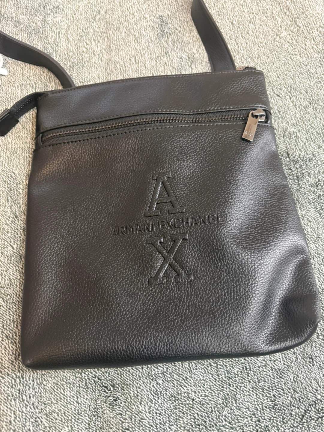 Armani Exchange Black Faux Leather Crossbody Bag - photo 2