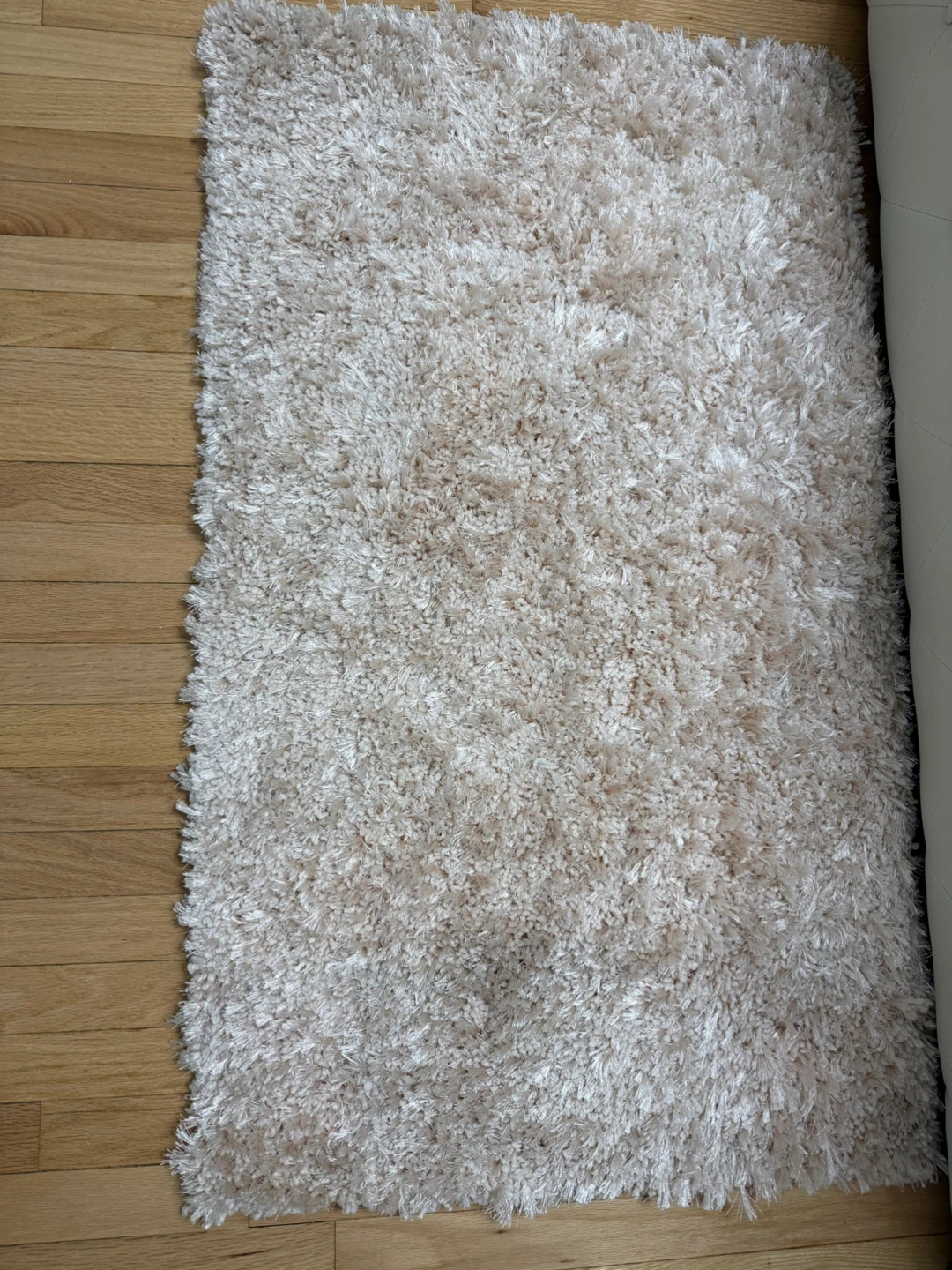 Cream Shag Rug