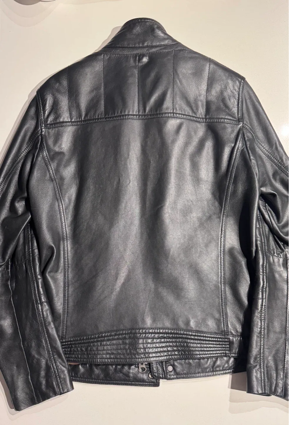 GEOX Respira Leather Jacket - photo 3