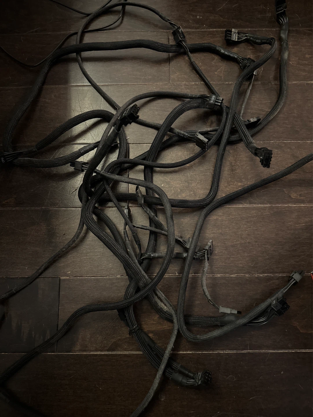Assorted PC Power Supply Cables