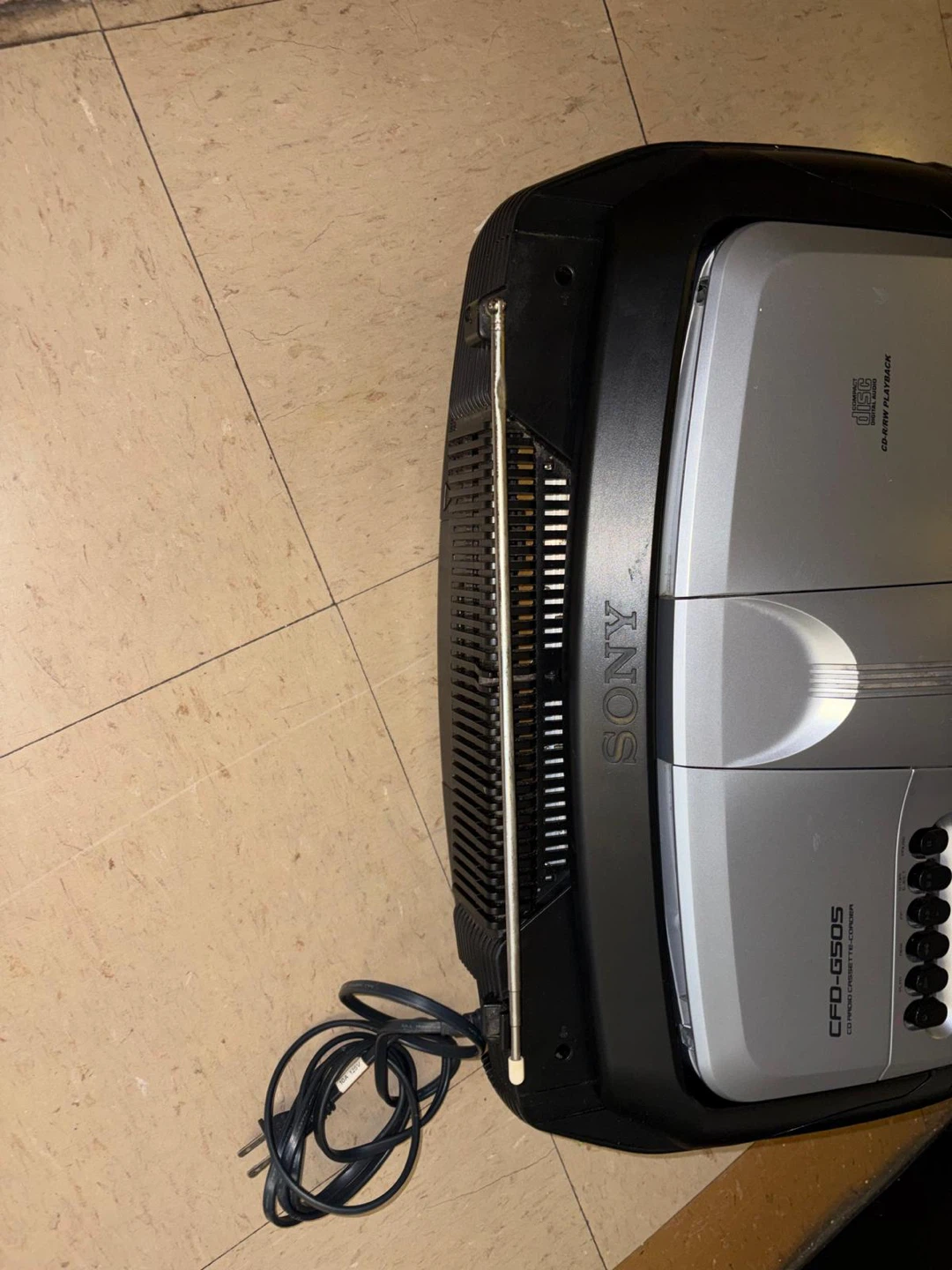 Sony CFD-G505 Xplod Boombox CD Player Radio Cassette Recorder - photo 5