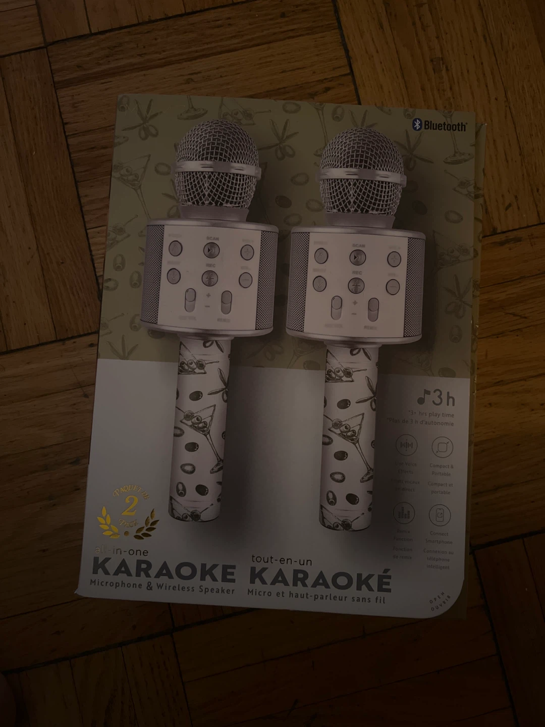 Bluetooth Karaoke Microphone & Wireless Speaker