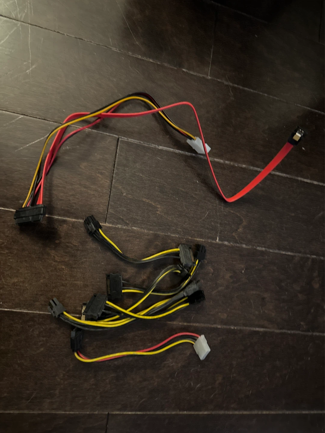 Assorted Computer Power Supply Cables
