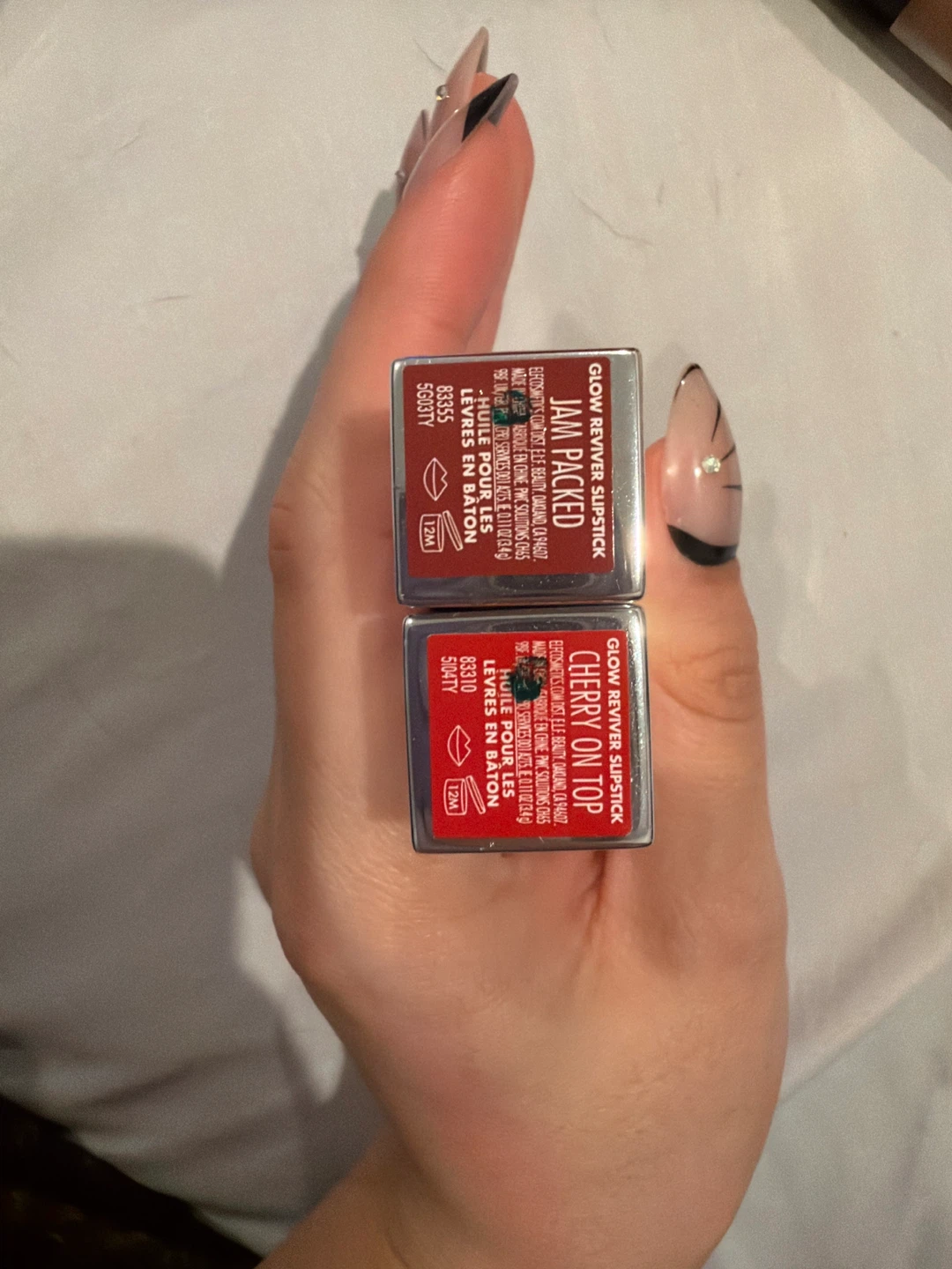 e.l.f. Glow Reviver Lipstick - Jam Packed & Cherry On Top - photo 2