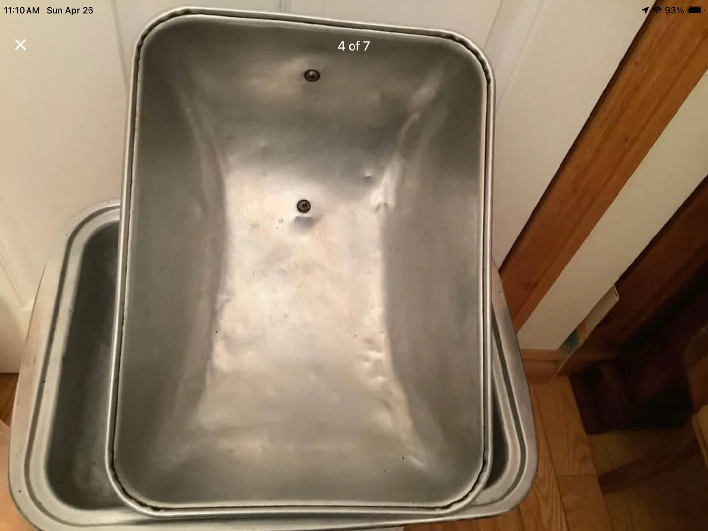 Unique Vtg Supreme Aluminum Roasting Pan 🐞 - photo 4