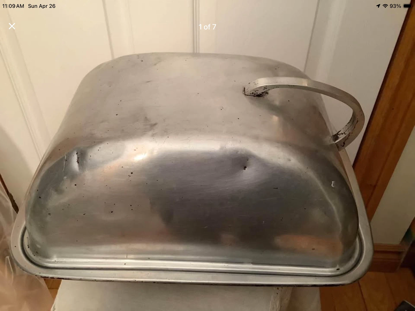 Unique Vtg Supreme Aluminum Roasting Pan 🐞