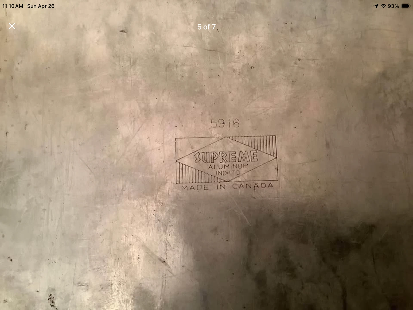 Unique Vtg Supreme Aluminum Roasting Pan 🐞 - photo 5
