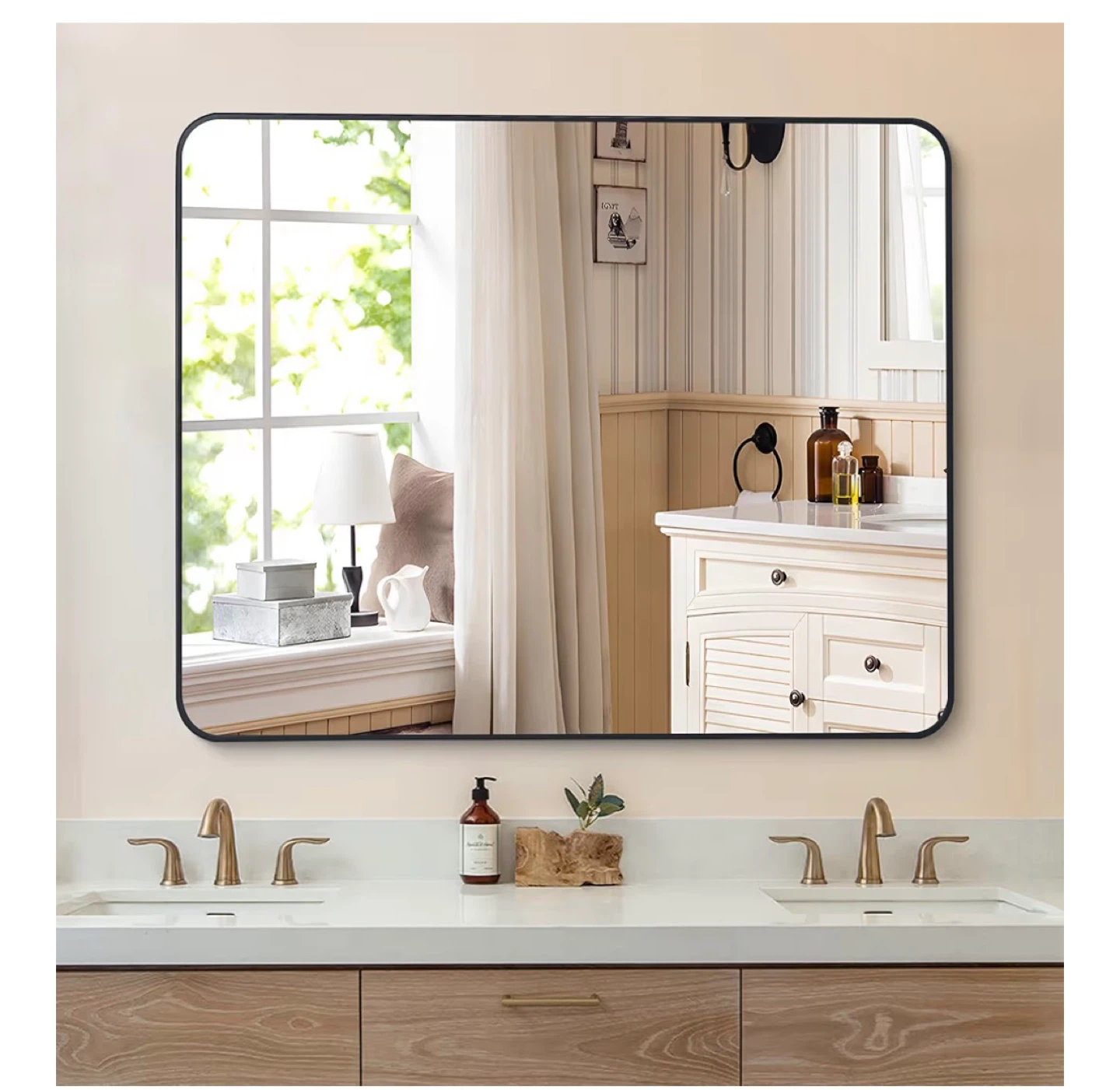 Rectangular Bathroom Mirror - 30" x 40" - photo 4