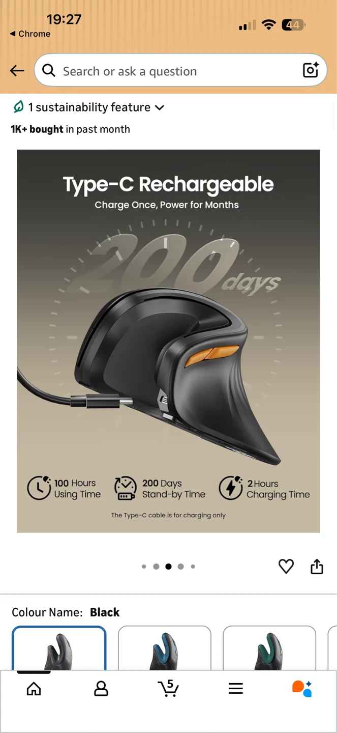 Brand New ProtoArc Ergonomic Wireless Mouse - photo 5