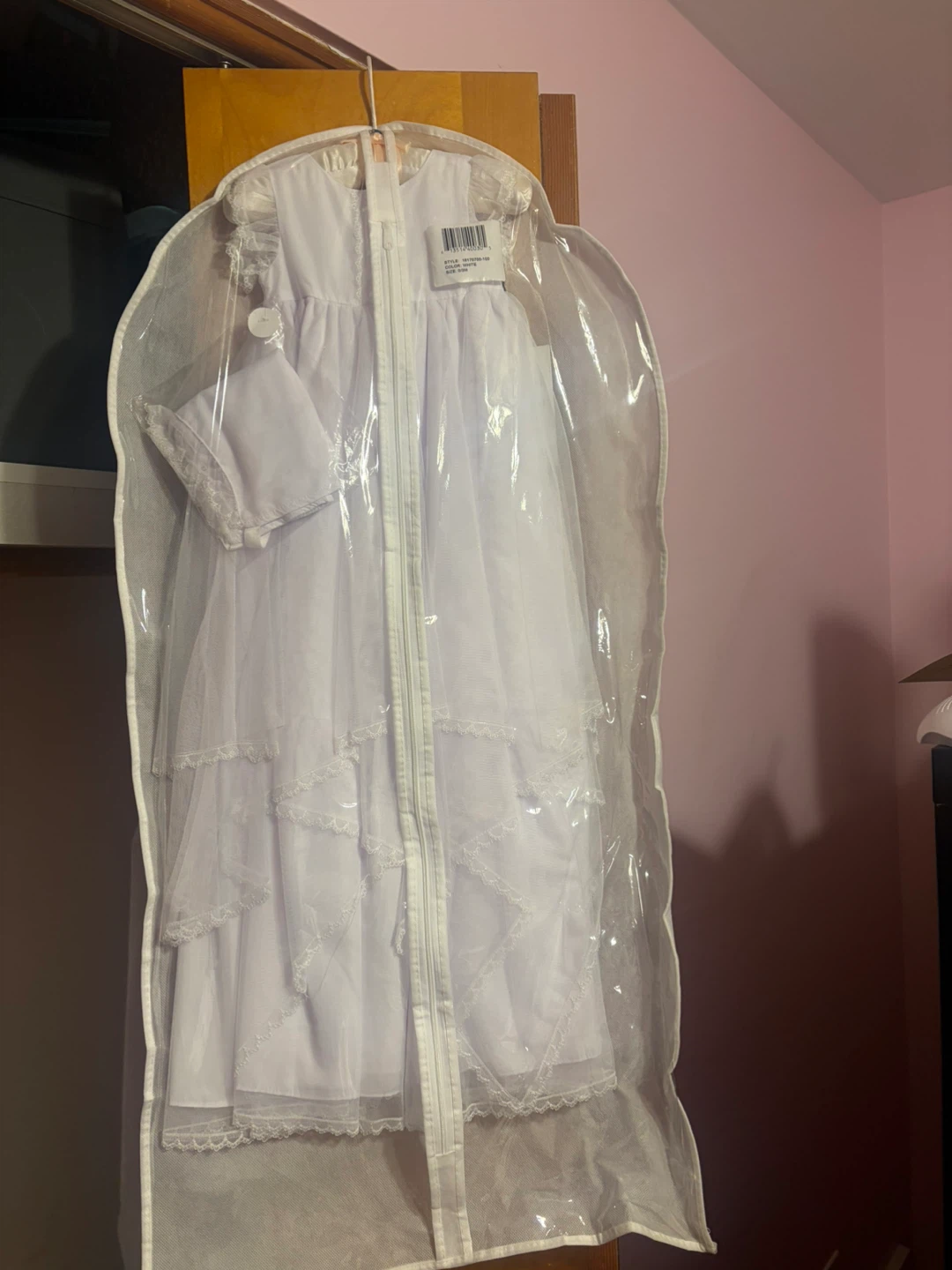 2 White Christening Gown 0/3M & 3/6 months - photo 3