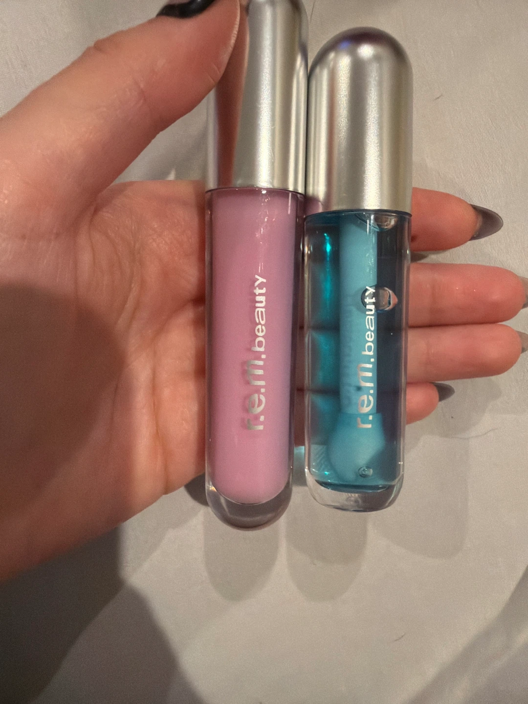 r.e.m. beauty Lip Gloss Set - Pink & Blue