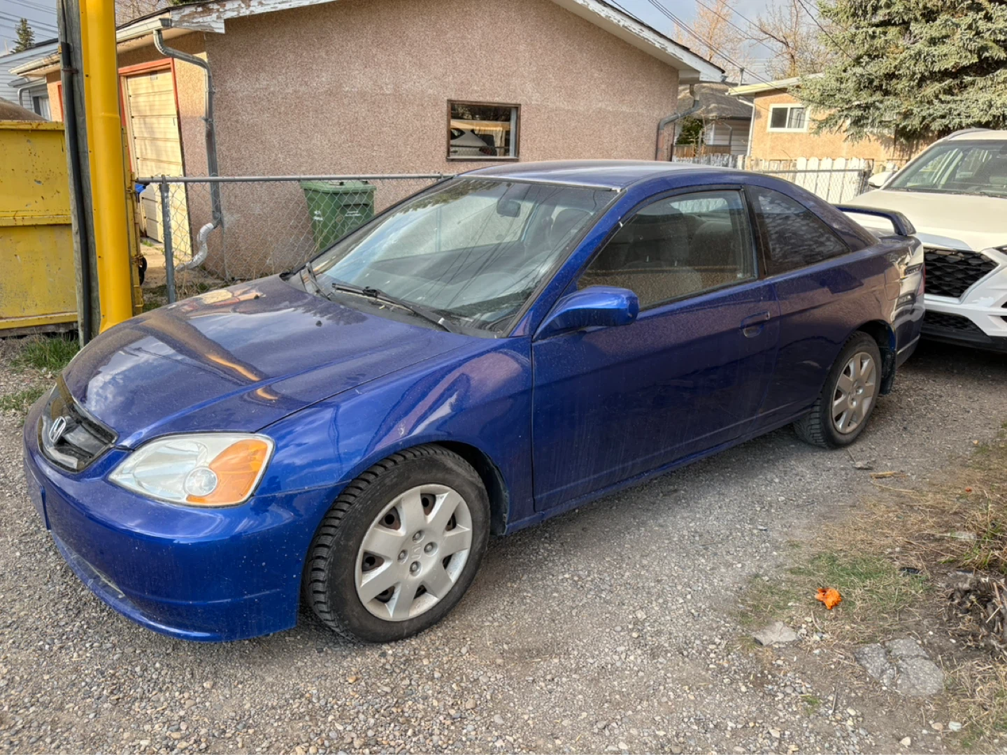 Blue Honda Civic Coupe Manual Trans - photo 4