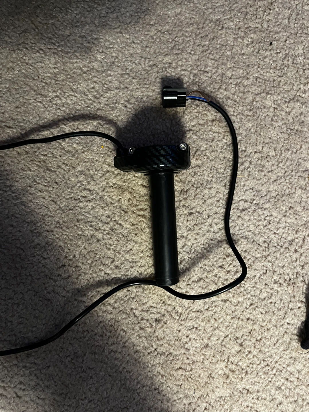 E-bike Throttle  with Carbon Fiber Accent