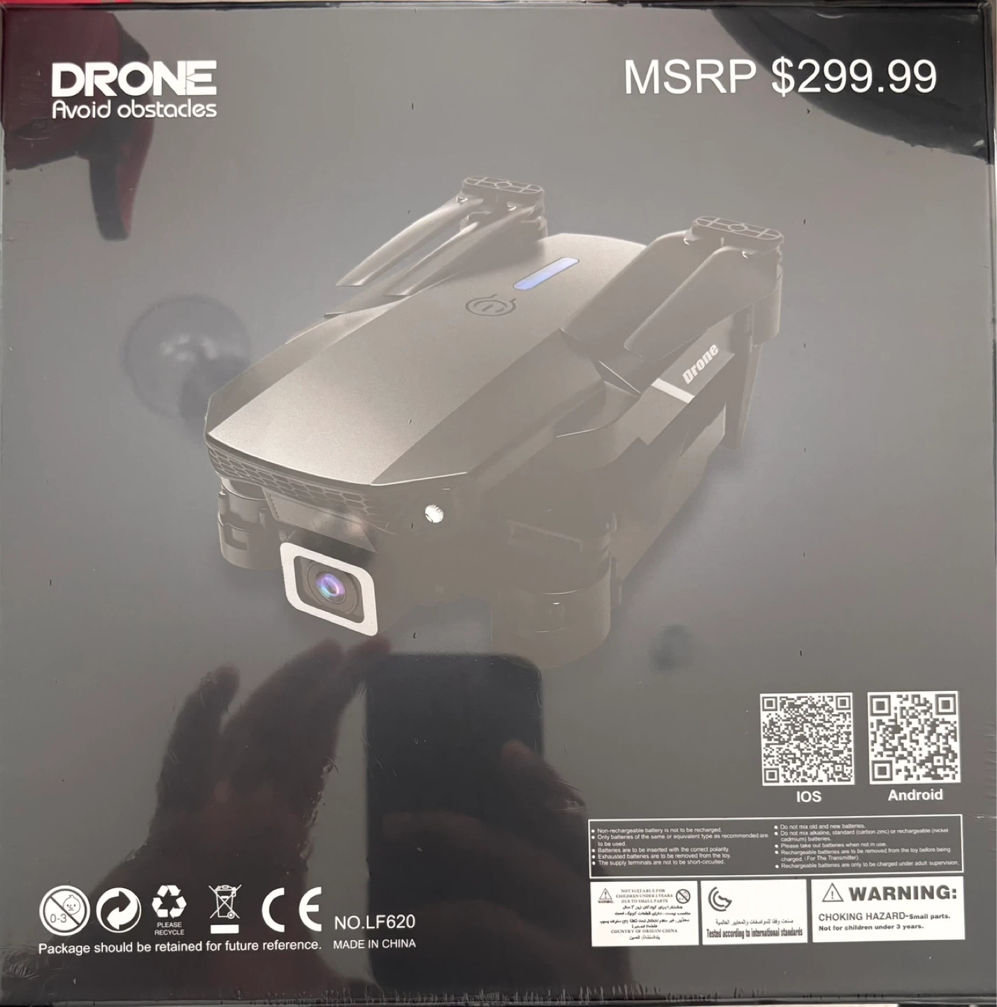 DRONE Avoid Obstacles Black - photo 3