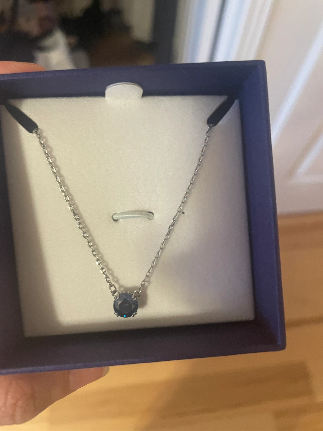 Swarovski Blue Crystal Necklace