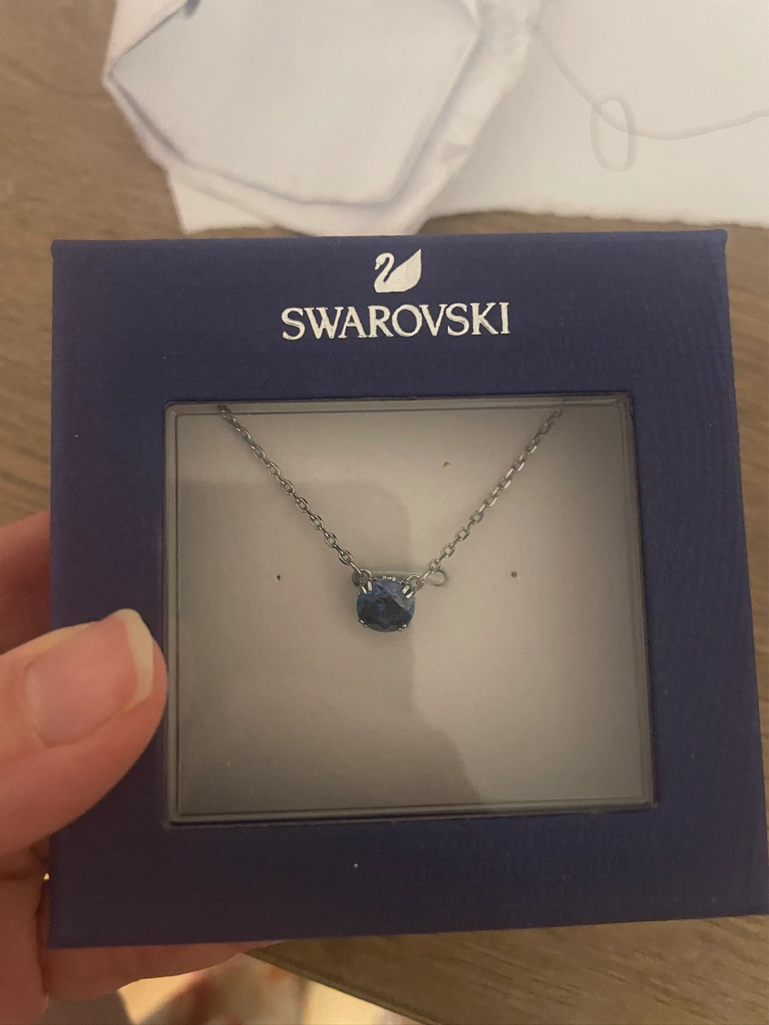 Swarovski Blue Crystal Necklace - photo 4