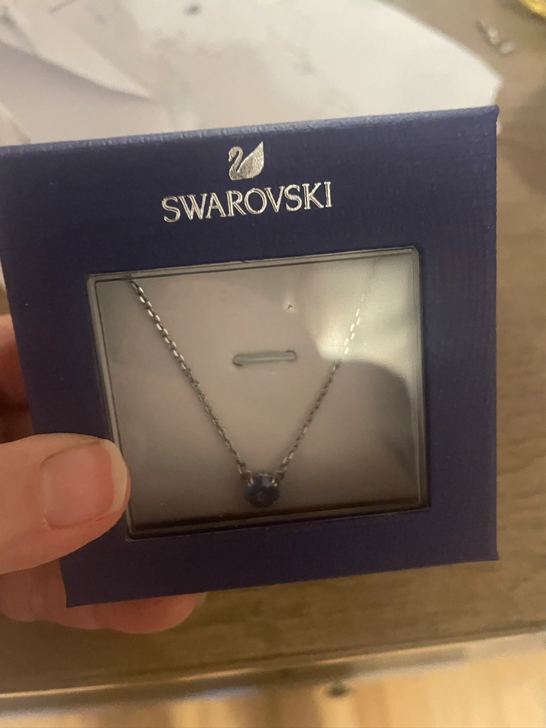 Swarovski Blue Crystal Necklace - photo 2
