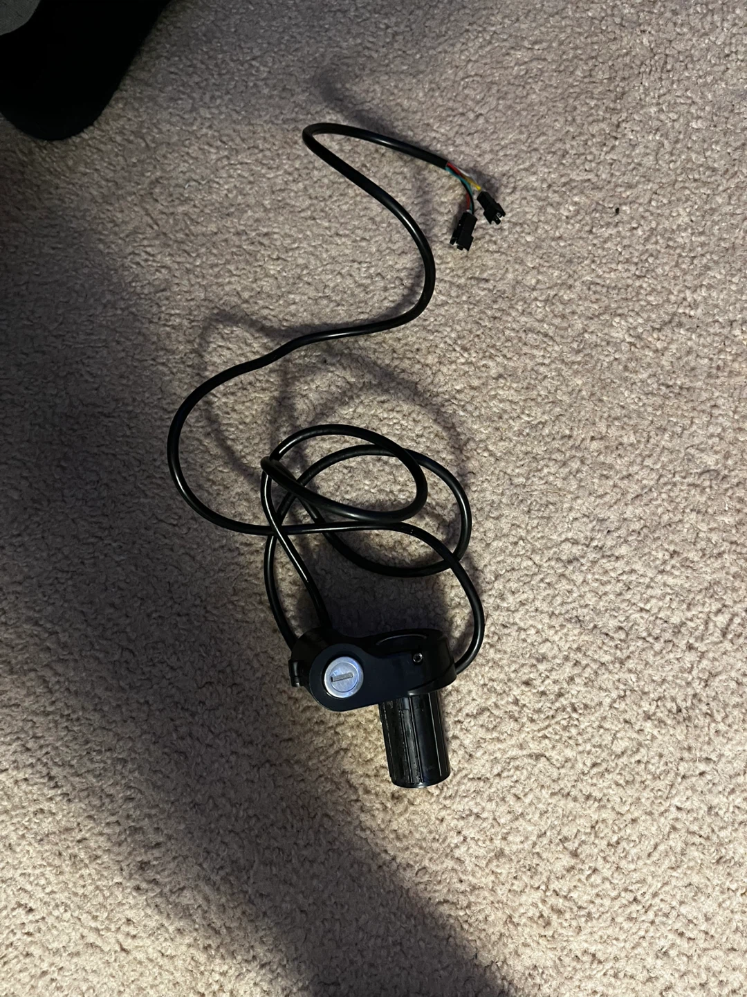 Electric Bike Key Ignition Switch and Throttle Grip