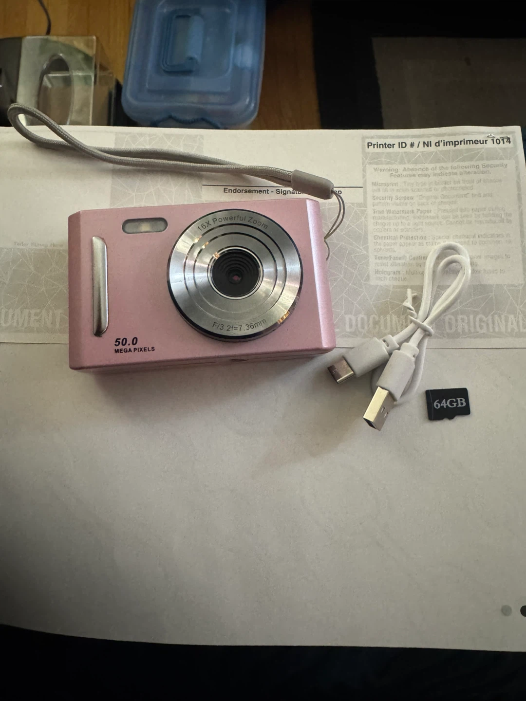 Pink Digital Camera with 64GB SD Card - photo 4
