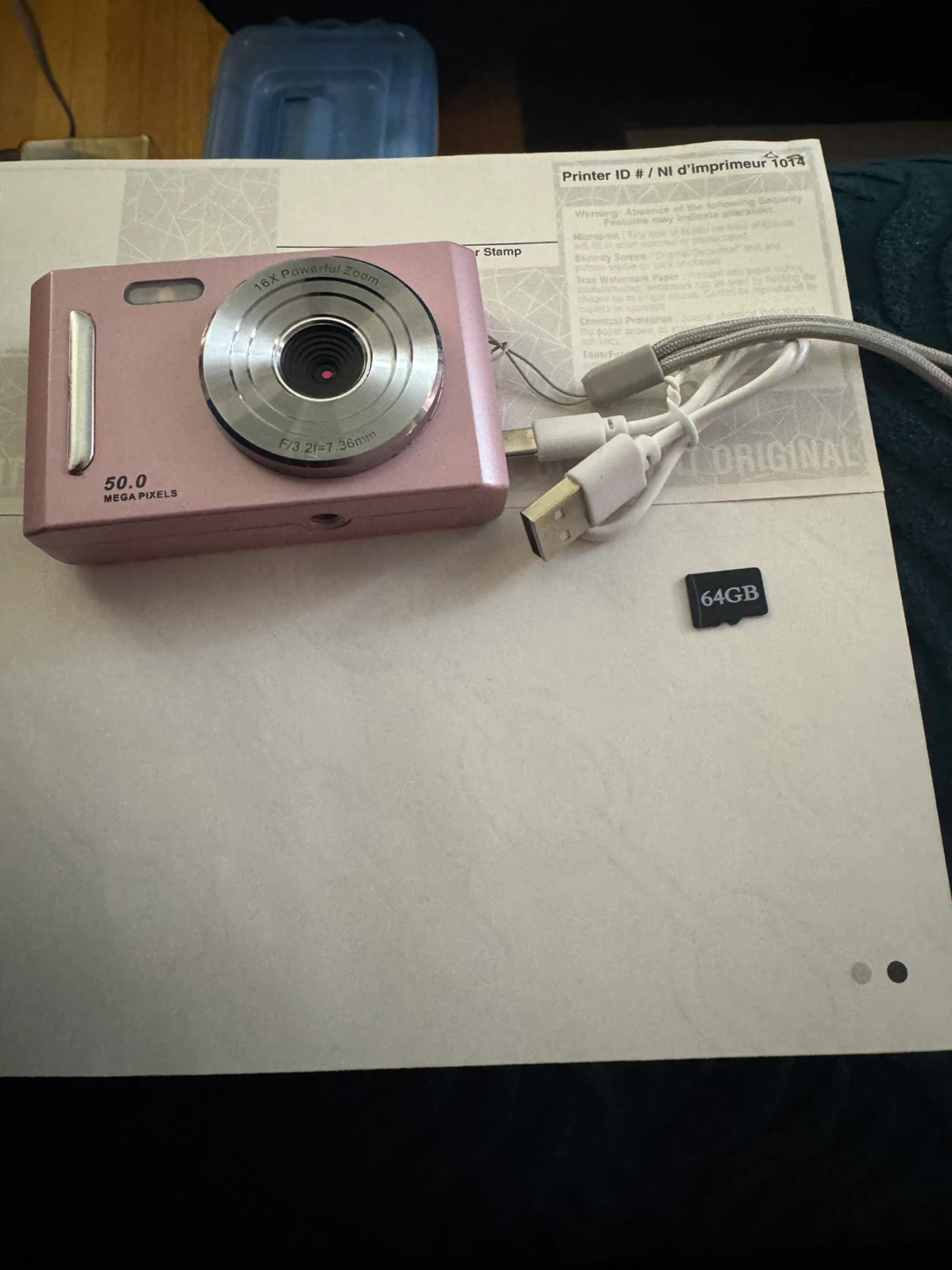 Pink Digital Camera with 64GB SD Card - photo 5
